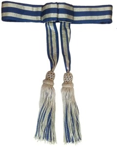 Ceinture de cérémonie traditionnelle en soie conçue pour les célébrations d'événements spéciaux et les occasions formelles Insignes de ceinture - Product Image 4