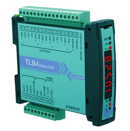 Передатчик веса TLB4 Ethernet Cat (2x)-4 независимых канала [RS485-Ethernet] от лучшего поставщика