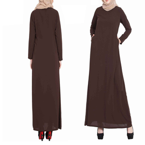 Robe abaya longue de style modeste pour femmes Dubai Fashion Thobe/Thawb du Moyen-Orient grande taille Burqa ample pour filles et femmes - Product Image 6