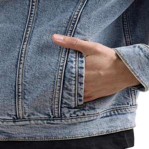 Veste en jean pour hommes manteau boutonné durable sur mesure vêtements d'extérieur décontractés élégants dernier design tendance de haute qualité vente en gros - Product Image 3