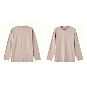 T-shirts pour hommes <span class=keywords><strong>Orona</strong></span> Heavyweight 230gsm, T-shirt à manches longues pour hommes, doux, respectueux de la peau, anti-rides, vêtements de travail, vente en gros - Product Image 5
