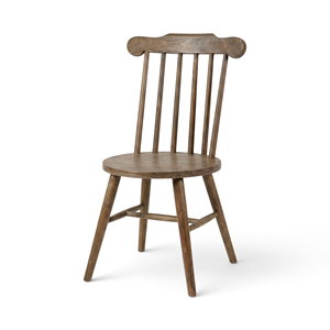 Silla de Comedor Trisno de Plástico Sólido con Respaldo, Estilo Rústico Tradicional para Sala de Estar, Restaurante, Oficina en Casa - Product Image 1
