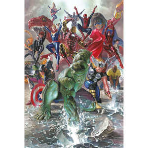 Póster de Avengers Marvel Legacy de Alex Ross para decoración de pared - Product Image 1
