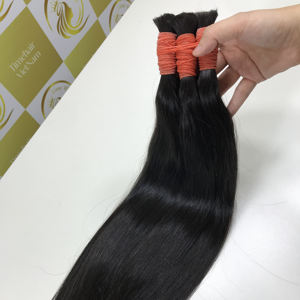 ผมดิบมัดผมคนแบบตรงสองชั้นสำหรับต่อผมแบบมัดเดียวจากเวียดนาม - Product Image 1