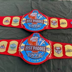 Cinturón de peso pesado de diseño personalizado de primera calidad para lucha y boxeo Cinturón de campeonato de gama alta con correa de cuero genuino de 2mm de espesor - Product Image 1