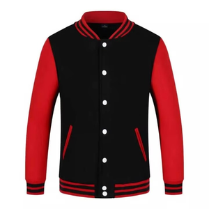 Nueva Chaqueta Varsity de Béisbol para Hombre, con Cuello Alto y Logotipo Frontal, Diseño Transpirable, Cuero Genuino, Estilo Urbano - Product Image 4