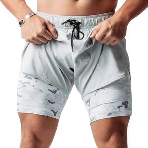 Nouveau Gym hommes Polyester Shorts formation concepteur respirant hommes toutes tailles course entraînement Gym sport Shorts - Product Image 1