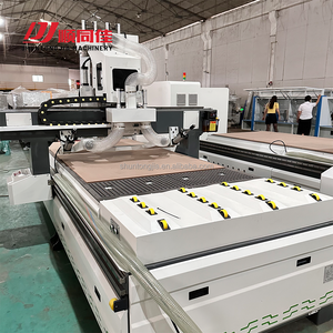 STJ-NC4x2 CNC Nesting-Schneidemaschine mit Doppelstation und Vier Prozessen |   Holzbearbeitungs-CNC-Motorspindel mit 6kW Leistung für Möbelherstellung - Product Image 2