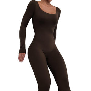 บอดี้สูทระบายอากาศสำหรับผู้หญิงมาใหม่ชุดบอดี้สูทผ้าฝ้ายต่อต้านริ้วรอยสวมใส่สบายดีไซน์ยอดนิยม - Product Image 1