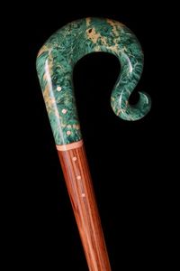 LE BÂTON DE MARCHE EN RÉSINE DE BOIS ANTIDÉRAPANT CONFORTABLE avec poignée multiforme pour les personnes âgées Rehabilitatio - Product Image 4