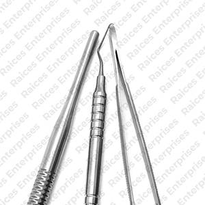 Juego de examen dental básico de acero inoxidable de 3 piezas por encargo Kit de instrumentos quirúrgicos dentales con fuente de alimentación manual - Product Image 6