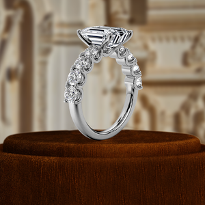 Anillo de Compromiso con Diamante Cultivado en Laboratorio de 1 Quilate, Oro Sólido de 14k, Anillo de Aniversario Único, Certificado IGI, Anillo de Boda, Anillo Nupcial - Product Image 6