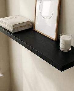 ชั้นวางของติดผนังไม้เนื้อแข็งทำมือ ชุดตกแต่งสไตล์เรียบง่าย สำหรับห้องนอน ห้องนั่งเล่น ติดตั้งง่าย ใช้จัดเก็บและโชว์สิ่งของ - Product Image 6