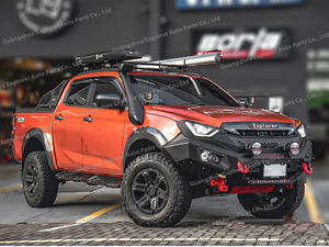 Marchepieds noirs et rouges de haute qualité Hamer Steps pour Dmax 2012-2019 2021-2024, marchepieds latéraux pour accessoires Dmax - Product Image 4