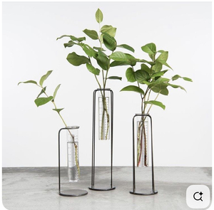 แก้วเหล็กติดผนังแขวนหลอดทดสอบแจกัน-ผู้ถือตา3 - Product Image 5