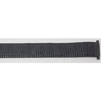 Bracelet de montre intelligent de haute qualité, élastique, doux, respirant, imperméable, GDT5, acier inoxydable noir, 16-22 mm, réglable, unisexe