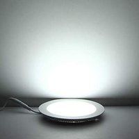 Panneau lumineux LED 3W 4W 6W 9W 12W 15W blanc froid 5 pouces lampe plate ronde Ultra-mince plafonnier encastré Kit de montage de plafonnier