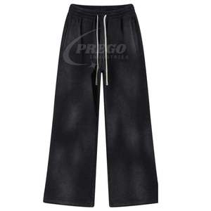 Conjunto de Sudadera con Capucha y Pantalones Deportivos para Hombre, Estilo Lavado Ácido, Personalizado, de Algodón Grueso, Felpa Francesa, con Efecto de Salpicaduras de Tinta - Product Image 4