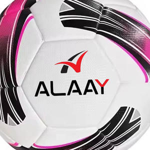 Alaay New Fashion High Quality Soccer Ball Custom Logo <b>Football</b> Made of <b>Leather</b> PVC for Sports Training and Promotion - Product Image 3
