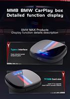 BMW AI Box Wireless Android Box 8GB 128GB pour Apple Carplay Adaptateur sans fil Portable CarPlay pour toutes les BMW Car Play