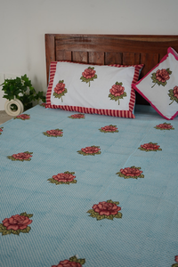 ชุดผ้าปูที่นอนผ้าฝ้ายทวิลพิมพ์ลายหรูหรา เนื้อผ้านุ่ม ผ้าคุณภาพพรีเมียม ผิวสัมผัสเรียบเนียน เป็นมิตรกับสิ่งแวดล้อม กันน้ำ นอนสบาย - Product Image 2