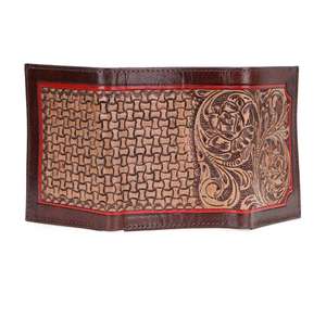 New Design Fashion Handcrafted <b>Trifold</b> <b>Wallet</b> with RFID Blocking Nylon Lining Daily Use and Export Quality Finish - Product Image 2