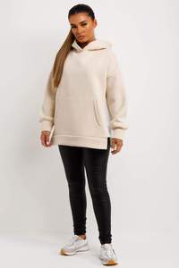 Sudadera con capucha de talla grande y longitud completa para mujer, Sudadera con capucha transpirable y antiarrugas para mujer, Sudadera con capucha para gimnasio y entrenamiento - Product Image 4