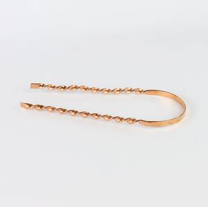 เครื่องทำความสะอาดลิ้นทำจากทองแดงบริสุทธิ์จาก100% สำหรับทำความสะอาดช่องปากที่ขูดลิ้นทำจากทองแดงเพื่อลมหายใจที่สดชื่น - Product Image 1