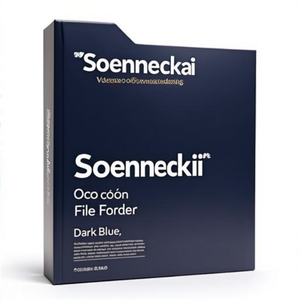 Soennecken Oeco <b>File</b> <b>Folder</b> <b>A4</b> 50mm Dark Blue - Product Image 2