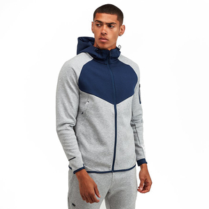 Ensemble de survêtements de football en molleton de polyester 100% avec logo personnalisé pour hommes, jogging décontracté de grande taille pour vêtements de rue, sports d'hiver OEM - Product Image 4