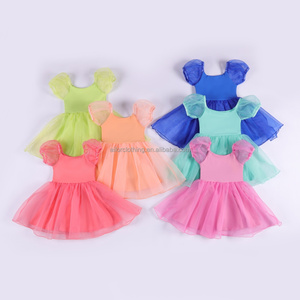 Vestido Deportivo para Niñas con Shorts Integrados y Capa de Tul para Fiestas de Cumpleaños y Baile, Personalizado, Bajo MOQ - Product Image 3