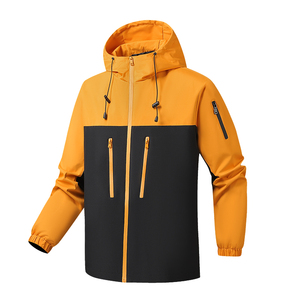 <span class=keywords><strong>Giacca</strong></span> a vento da uomo Soft Shell <span class=keywords><strong>giacca</strong></span> impermeabile leggera da pesca con cappuccio e traspirante <span class=keywords><strong>giacca</strong></span> a vento in Nylon - Product Image 3