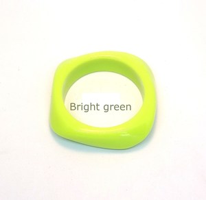 Fancy Resin <b>Bangle</b> Bracelet <b>Jade</b> Emerald Classic Vintage Cute Square Shape Unisex Fashion <b>Bangle</b> Green Stone Jewelry for Woman - Product Image 5