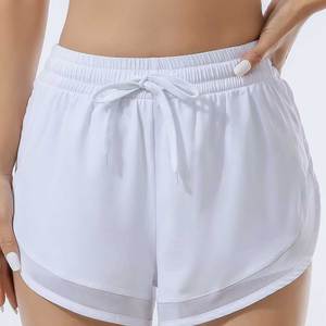 <b>Hot</b> Selling Women's Sports Shorts Quick-Drying Double-layer Sports Short <b>Leggings</b> Breathable Workout Shorts - Product Image 1
