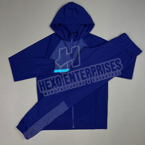 Ensemble de survêtement de sport pour hommes au design personnalisé Sweatshirts à capuche pour hommes Ensembles de sweatshirts à capuche avec fermeture éclair pour femmes - Product Image 2