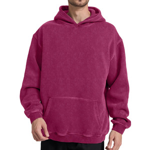 Fabricants de vêtements 100% basiques sweats à capuche en coton mélangé pour homme personnalisé surdimensionné poids lourd 2025 nouveauté sweats à capuche pour hommes - Product Image 4