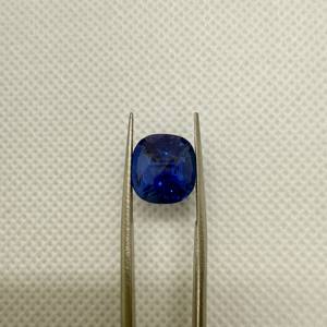 Nice Cost Magnifique Qualité Coussin Coupe Facettes Naturel Non Chauffé Bleu Saphir Moissanite Lâche - Product Image 2