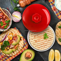 Tortilla Warmer Tortilla Server halter Container Pancake Keeper Lebensmittel behälter Keramik Tortilla Wärmer mit Deckel