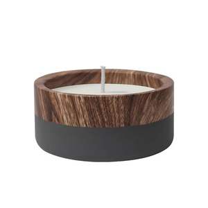 Vela de resina epoxi y madera única hecha a mano y soporte de luz de té para decoración del hogar durante las celebraciones de cumpleaños de Pascua de Navidad - Product Image 4