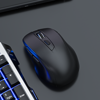 Souris sans fil rechargeable 2,4 G avec logo personnalisé, 6 boutons, ergonomique, DPI réglable, pour ordinateur portable et ordinateur de bureau