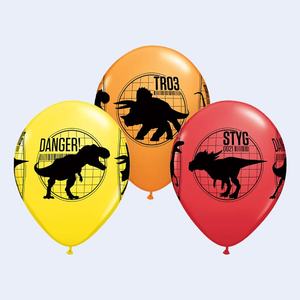 Ballons en latex Jurassic World 30 cm 6 pièces Décorations de fête - Product Image 1