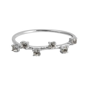 Anillos de boda y fiesta de Zirconia cúbica de Plata de Ley 925 de alta calidad para mujer estilo clásico - Product Image 3