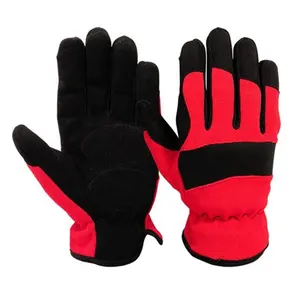 Working Safety Mechanic Cut Resistant Hand Glove Gardening Gloves Hand Safety Industrial Leather Gloves