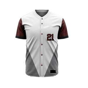 Uniforme de baseball respirant de haute qualité, impression par sublimation personnalisée, maillot de softball pour hommes, taille plus, séchage rapide, vêtements de sport OEM - Product Image 4