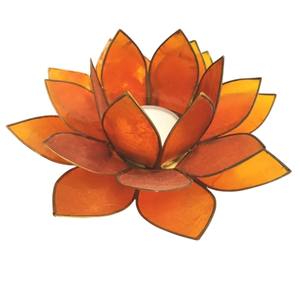 Portavelas de Concha de Capiz Verde de Gran Calidad, Flor de Loto, Chakra del Corazón, Anahata, Concha Natural, Decoración del Hogar, Regalo - Product Image 6