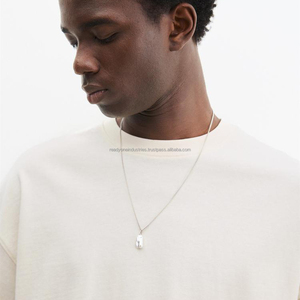 เสื้อยืดพิมพ์ลายดิจิตอลสำหรับทุกเพศเสื้อยืดผ้าคอตตอนแบบเปิดไหล่เปล่าแบบเรียบขนาดใหญ่ออกแบบได้ตามต้องการ - Product Image 6