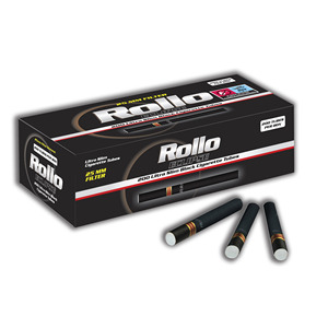 Cao cấp và chất lượng cao Ultra Slim thuốc lá lọc ống Rollo Eclipse Đen 200 ống mỗi hộp - Product Image 1