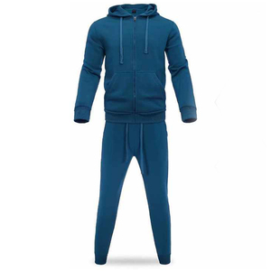Trajes de chándal de hombre con logotipo personalizado a precio de fábrica, conjuntos de Jogger de etiqueta privada, chándales de punto de algodón de alta tecnología con cremallera polar - Product Image 1
