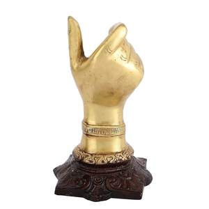 Bastar Tribal Dhokra Art Brass Pen Stand Organisateur de bureau unique fabriqué à la main pour la maison de bureau - Product Image 4