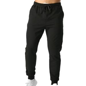 Pantalones de chándal de algodón para hombre, pantalones de gimnasio informales de talla grande con bordado, pantalones de lona rectos de verano - Product Image 1